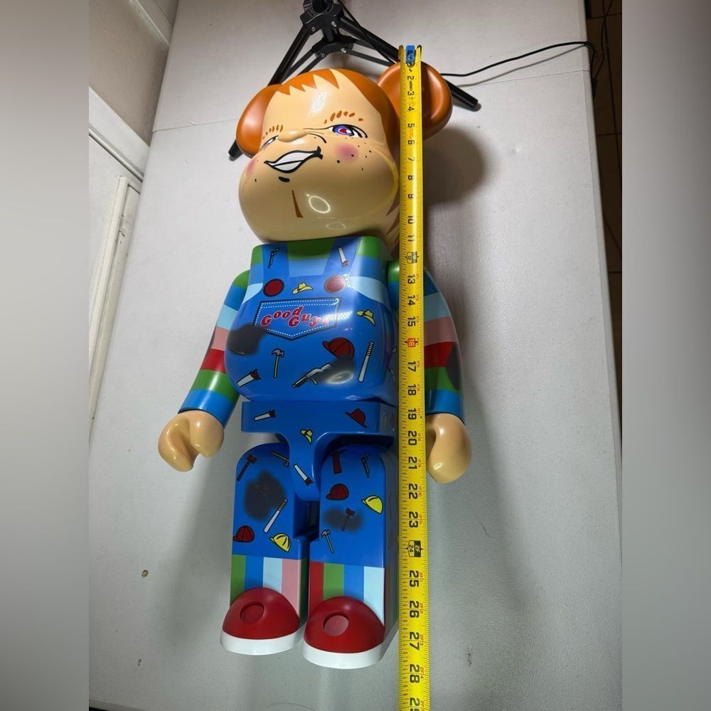 Medicom Toy Be@rbrick 1000 Chucky Bearbrick Child Play Child's GOOD GUY - Picture 3 of 10